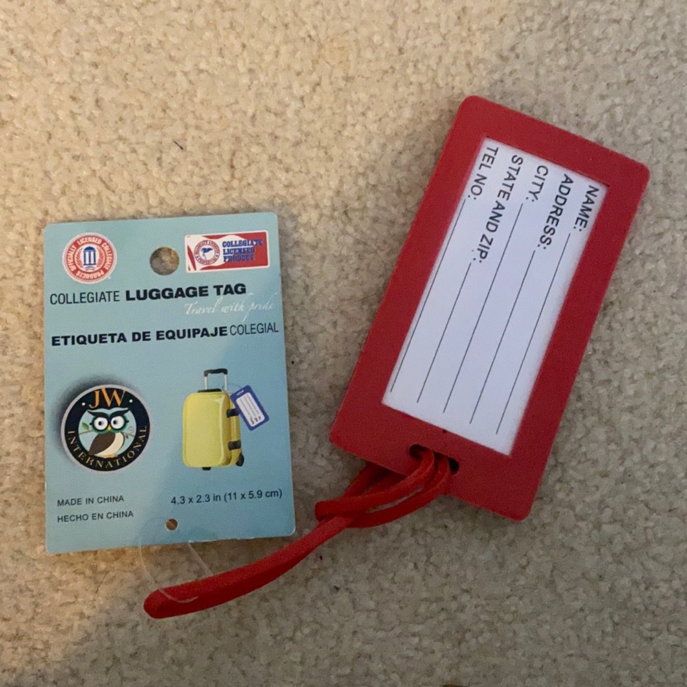 NC State Luggage Tag